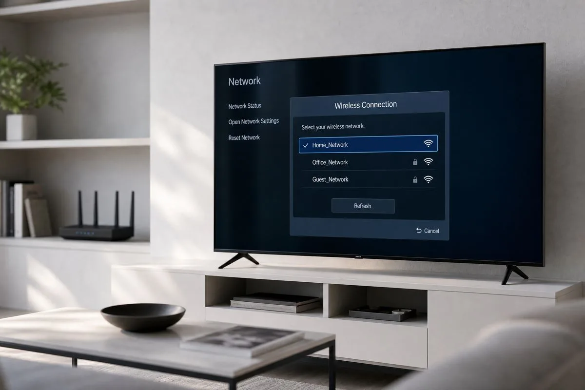 Slow smart TV, user waiting for apps to load